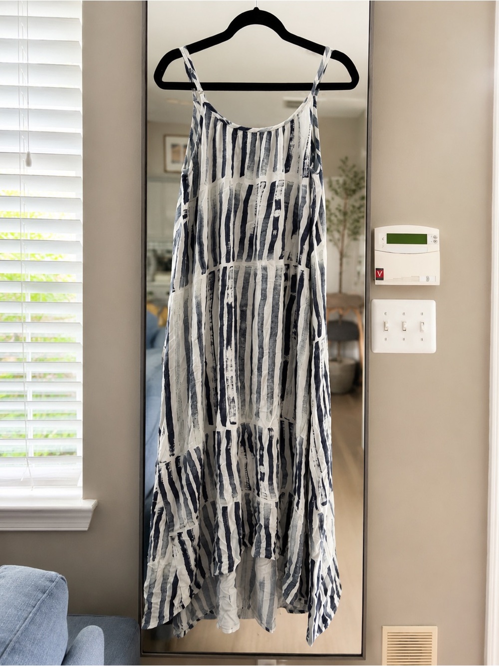 lovestitch Navy and White Striped Sleeveless Dress
